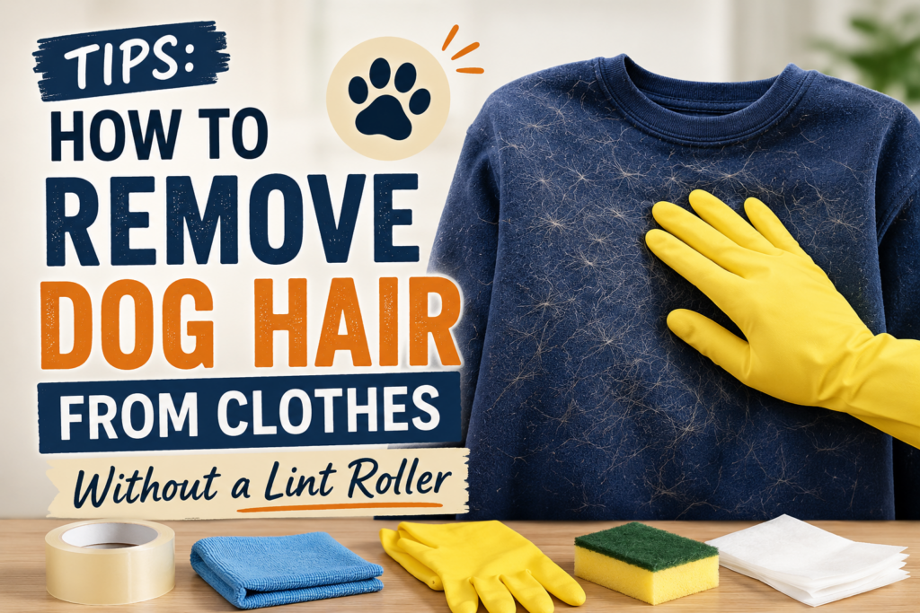 How to Remove Dog Hair From Clothes