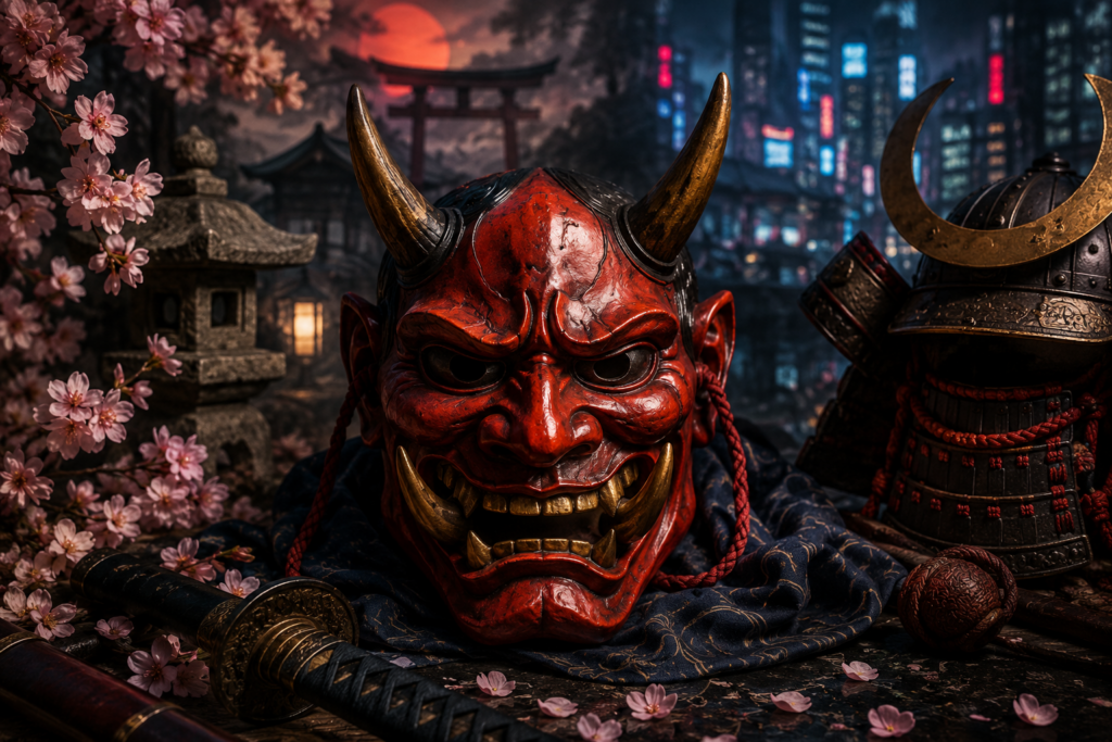 How Oni Masks Became Popular Outside Japan oni mask