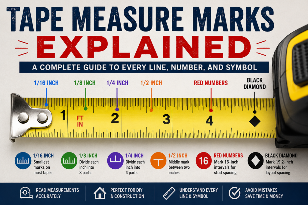 tape measure marks